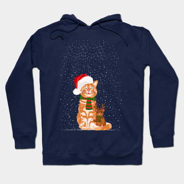 Christmas Buddies Hoodie by VectorInk